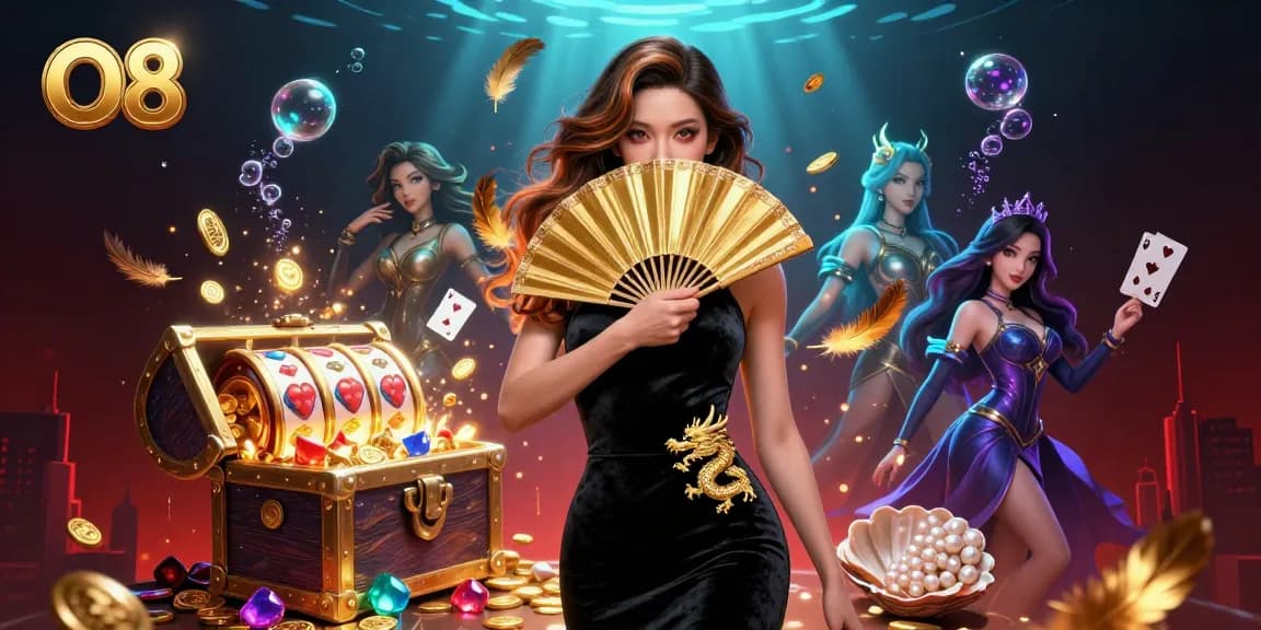 Win big at O8 with captivating visuals and dynamic casino elements.