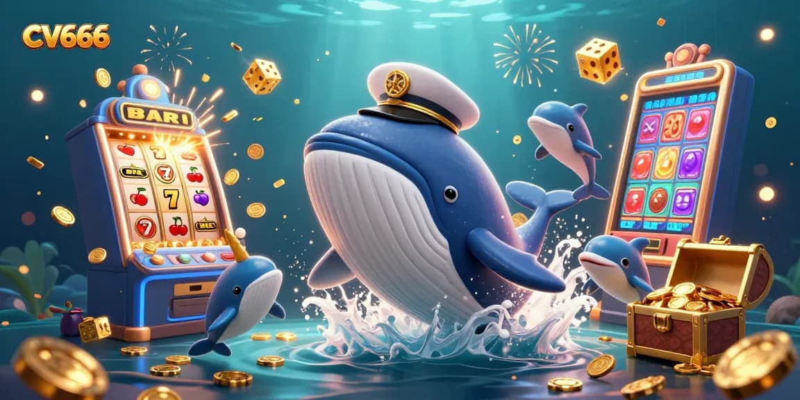 Experience exciting wins at CV666 with vibrant 3D casino games and whimsical characters.