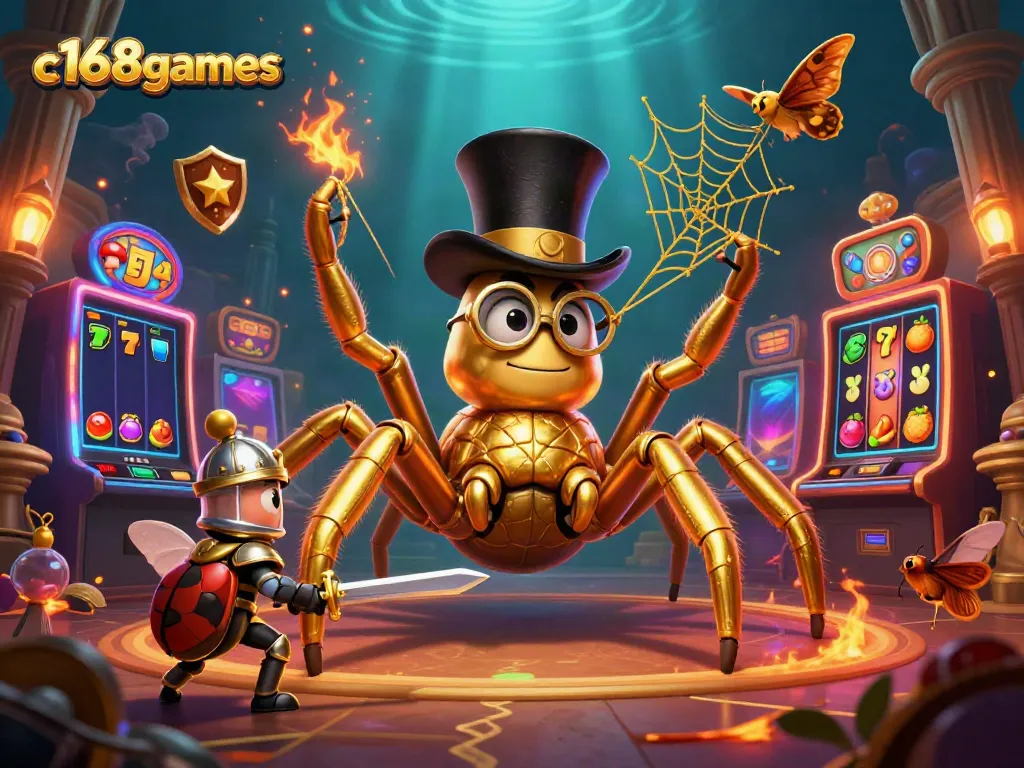 Experience the thrilling adventures at c168games with the enchanting characters and vibrant casino elements.