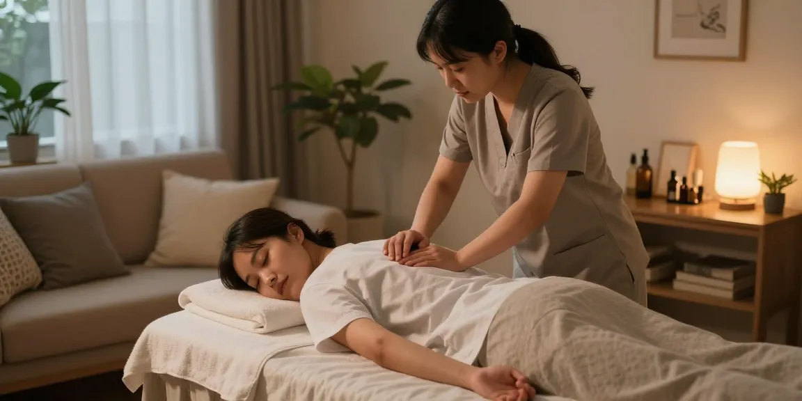 Experience 화성출장마사지 in a tranquil home setting with professional therapy.