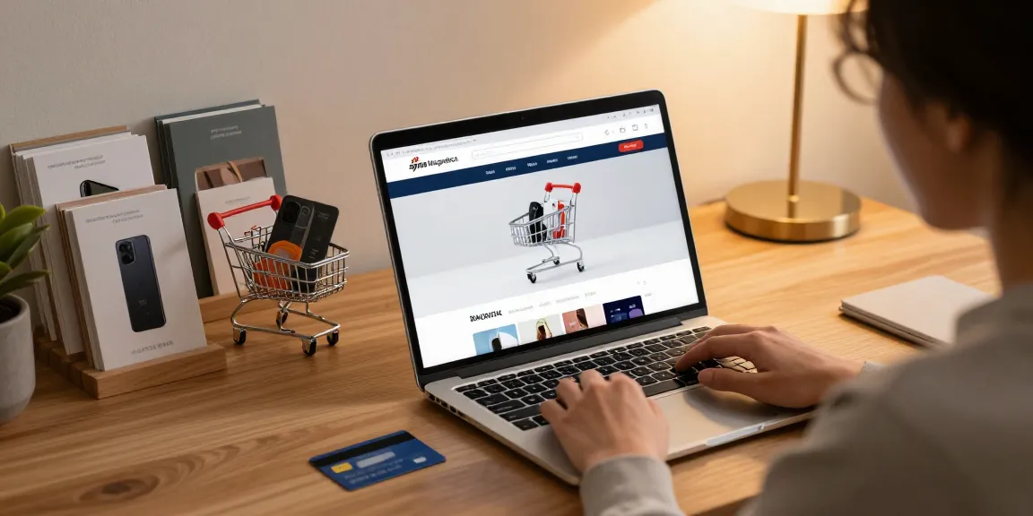 Sina magnetica shopping on an e-commerce platform, showcasing best deals for online buyers.