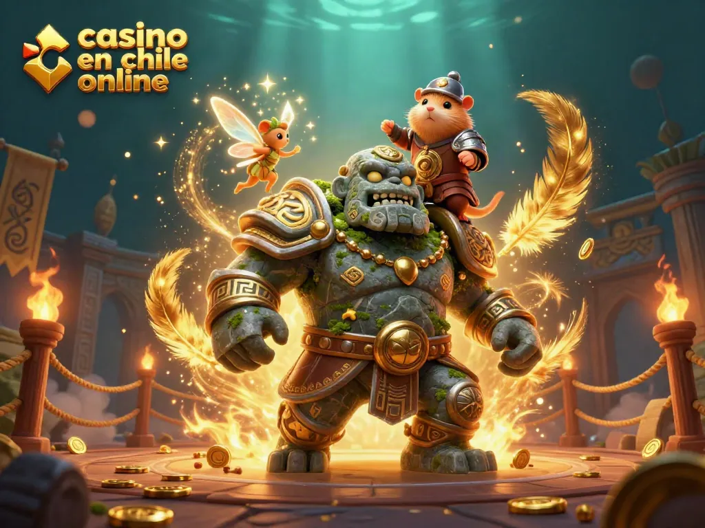 Casino en línea en Chile: juega con el emocionante golem y su valiente compañero.