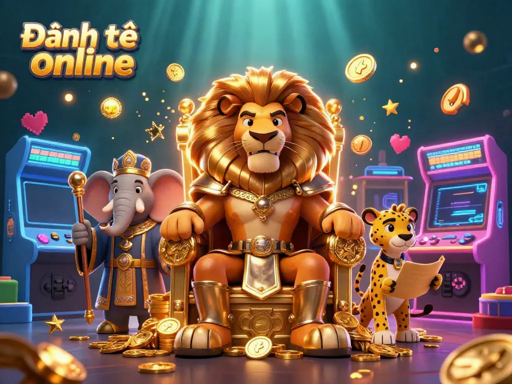 Engage in Đánh đề online with vibrant characters and exciting casino elements in an ultra-detailed 3D scene