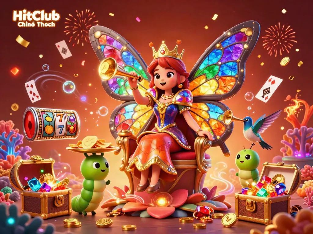 Experience the vibrant world of HitClub Chính Thức where gems and celebrations bring online gaming to life.