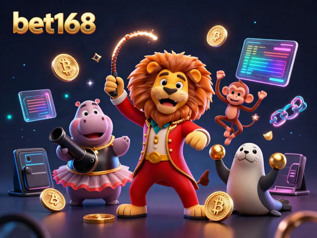 Experience the thrill of betting with bet168, showcasing vibrant characters in a dynamic casino scene.