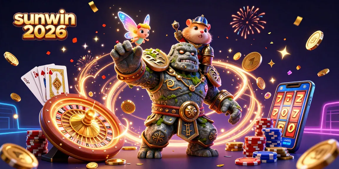 Experience thrilling gaming at sunwin 2026 with vibrant coin cascades and enchanting characters.