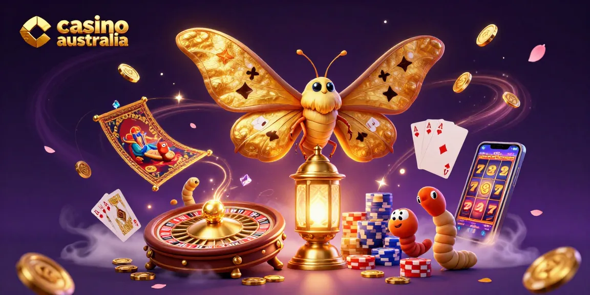 Experience thrilling gaming at online casinos in Australia with vibrant slot machines and a stunning atmosphere
